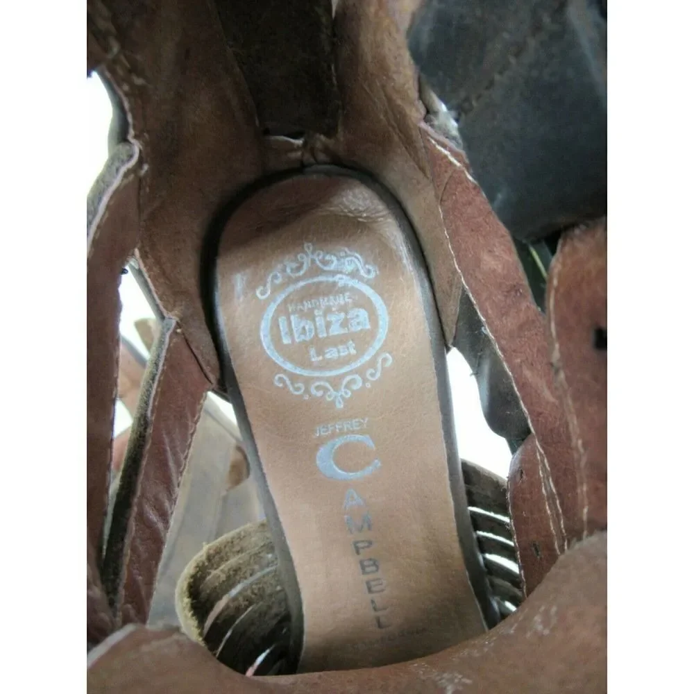 Jeffrey Campbell Brown Stillwell ‎ Ankle Bootie